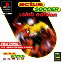 Cover of Actua Soccer: Club Edition