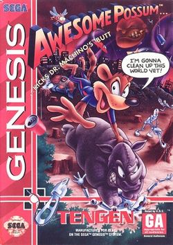 Cover of Awesome Possum... Kicks Dr. Machino's Butt