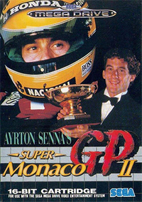 Cover of Ayrton Senna's Super Monaco GP II