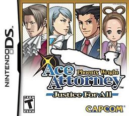 Car谩tula de Phoenix Wright: Ace Attorney - Justice for All