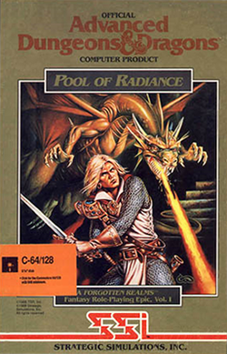 Cover of Advanced Dungeons & Dragons: Pool of Radiance