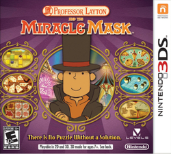 Cover of Professor Layton and the Miracle Mask