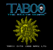Cover of Taboo: The Sixth Sense