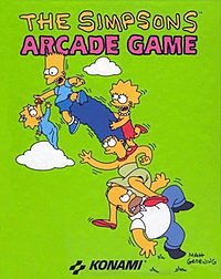 Cover of The Simpsons Arcade Game