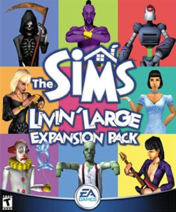 Cover of The Sims: Livin' Large