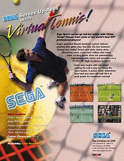 Cover of Virtua Tennis
