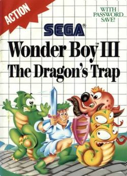 Cover of Wonder Boy III: The Dragon's Trap (1989)