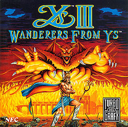 Cover of Ys III: Wanderers from Ys