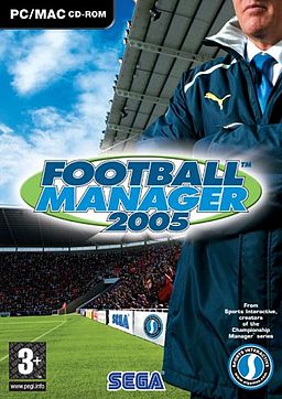 Carátula de Football Manager 2005