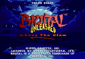 Cover of Brutal Unleashed: Above the Claw