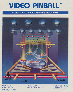 Cover of Video Pinball (1978)
