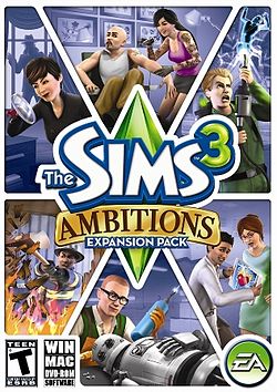 Cover of The Sims 3: Ambitions