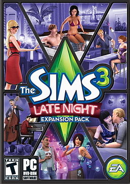 Cover of The Sims 3: Late Night