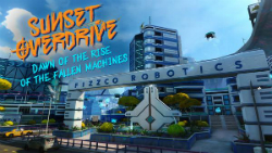 Cover of Sunset Overdrive: Dawn of the Rise of the Fallen Machines DLC