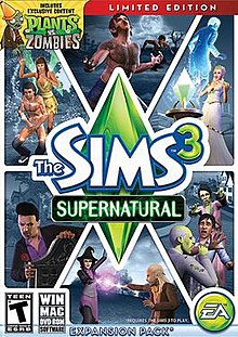 Cover of The Sims 3: Supernatural