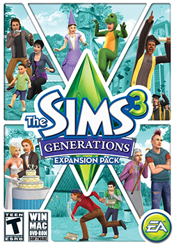 Cover of The Sims 3: Generations