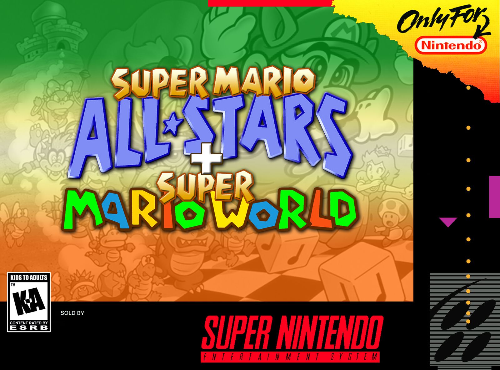 Cover of Super Mario All-Stars + Super Mario World