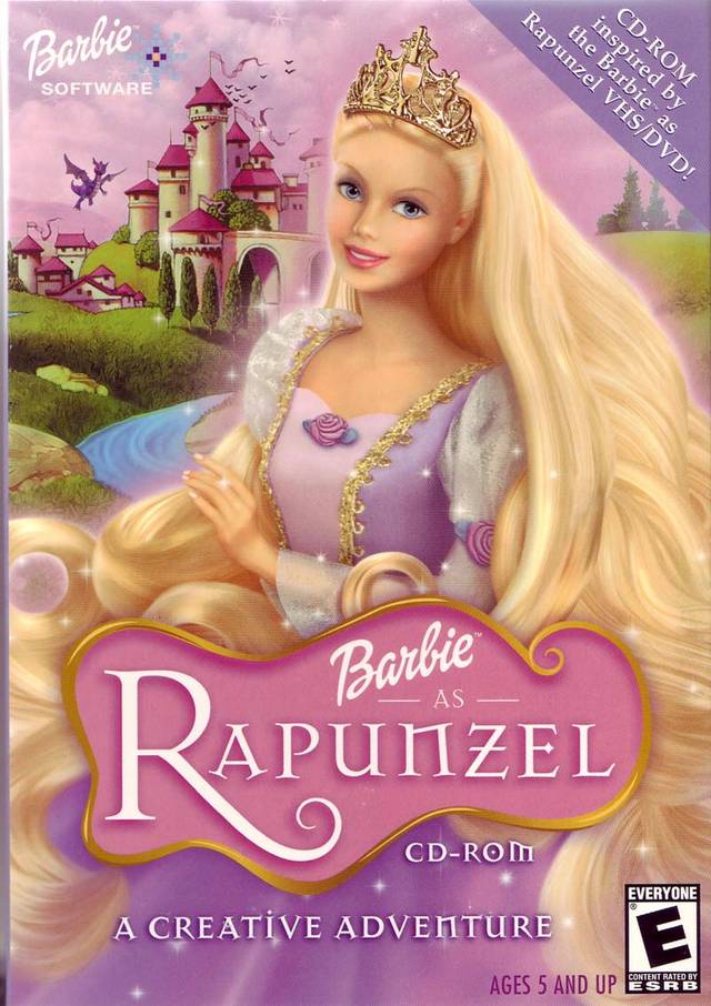 Cover of Barbie as Rapunzel: A Creative Adventure