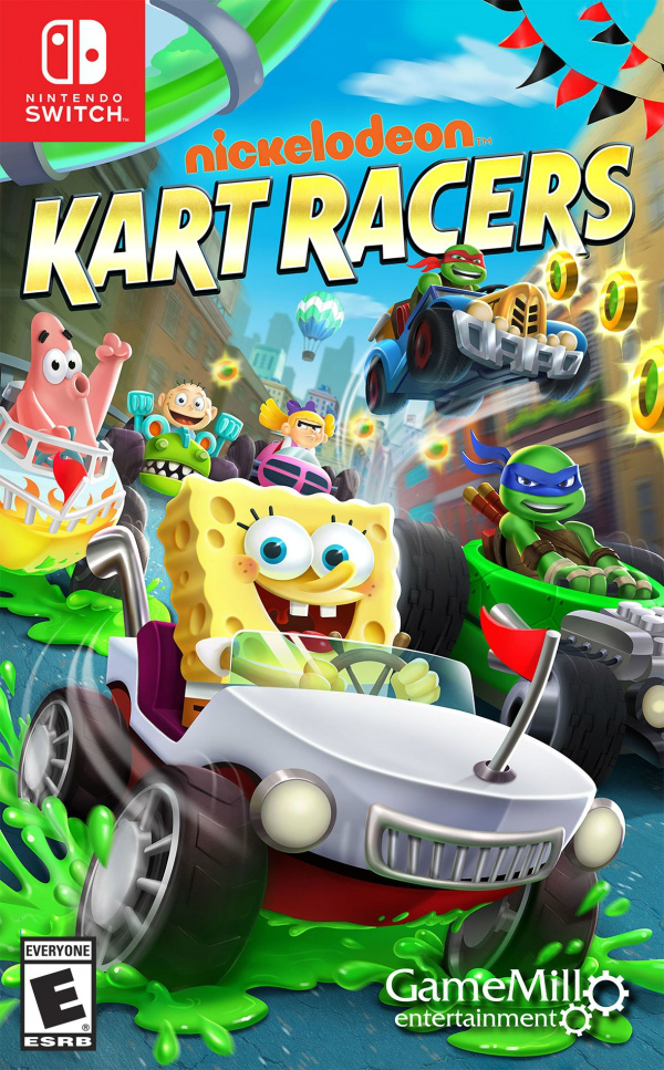 Cover of Nickelodeon Kart Racers
