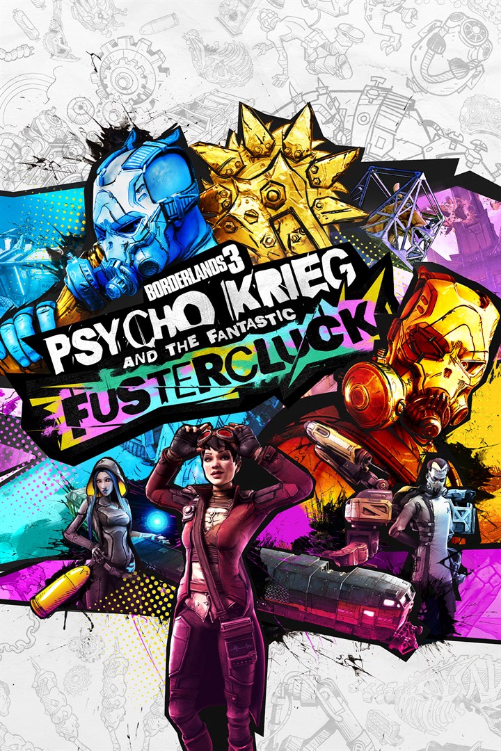 Cover of Borderlands 3: Psycho Krieg and the Fantastic Fustercluck