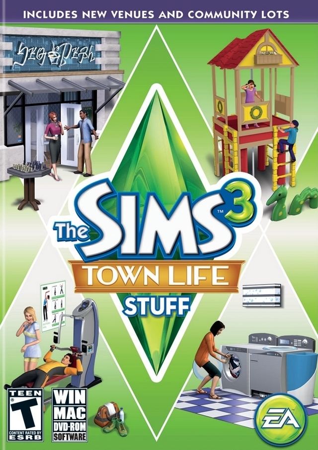Cover of The Sims 3: Town Life Stuff