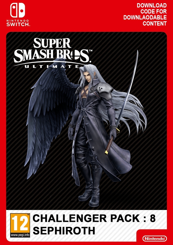 Cover of Super Smash Bros. Ultimate - Challenger Pack 8: Sephiroth