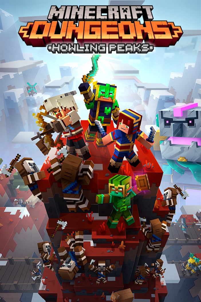 Cover of Minecraft Dungeons: Howling Peaks
