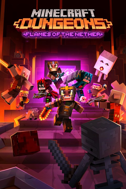 Cover of Minecraft Dungeons: Flames of the Nether