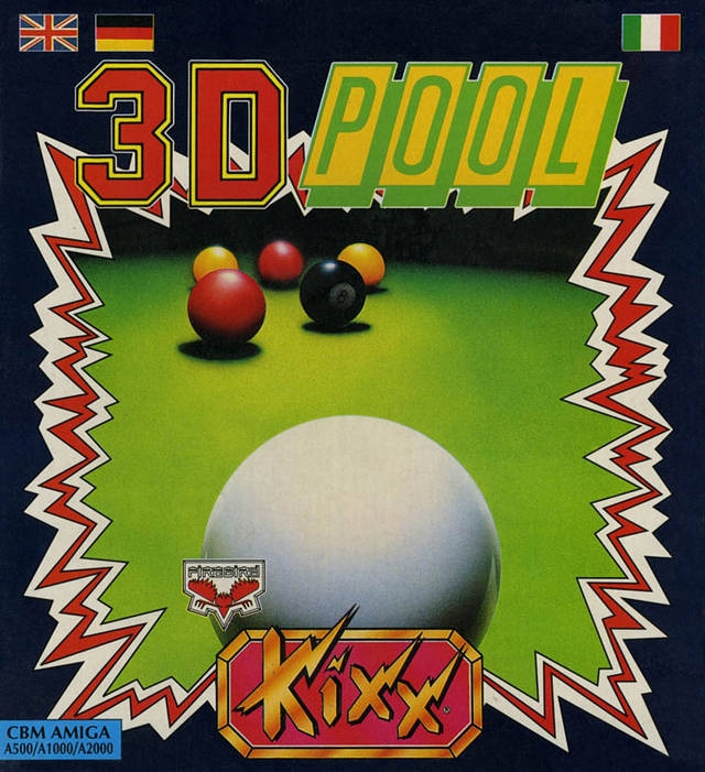 Cover of 3D Pool (1989)
