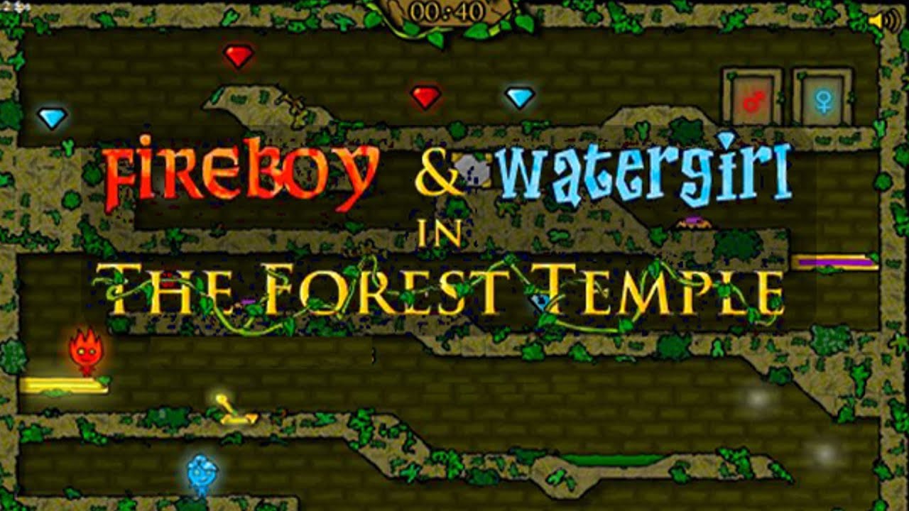 Cover of Fireboy & Watergirl in The Forest Temple