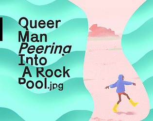 Cover of Queer Man Peering Into A Rock Pool.jpg