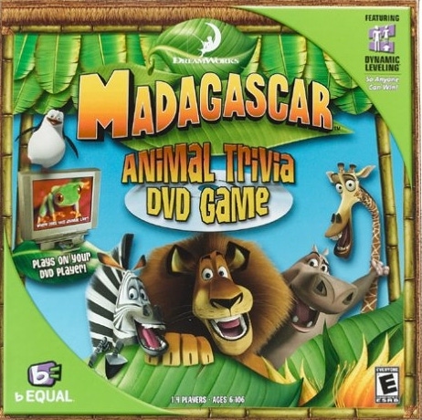 Cover of Madagascar Animal Trivia DVD Game